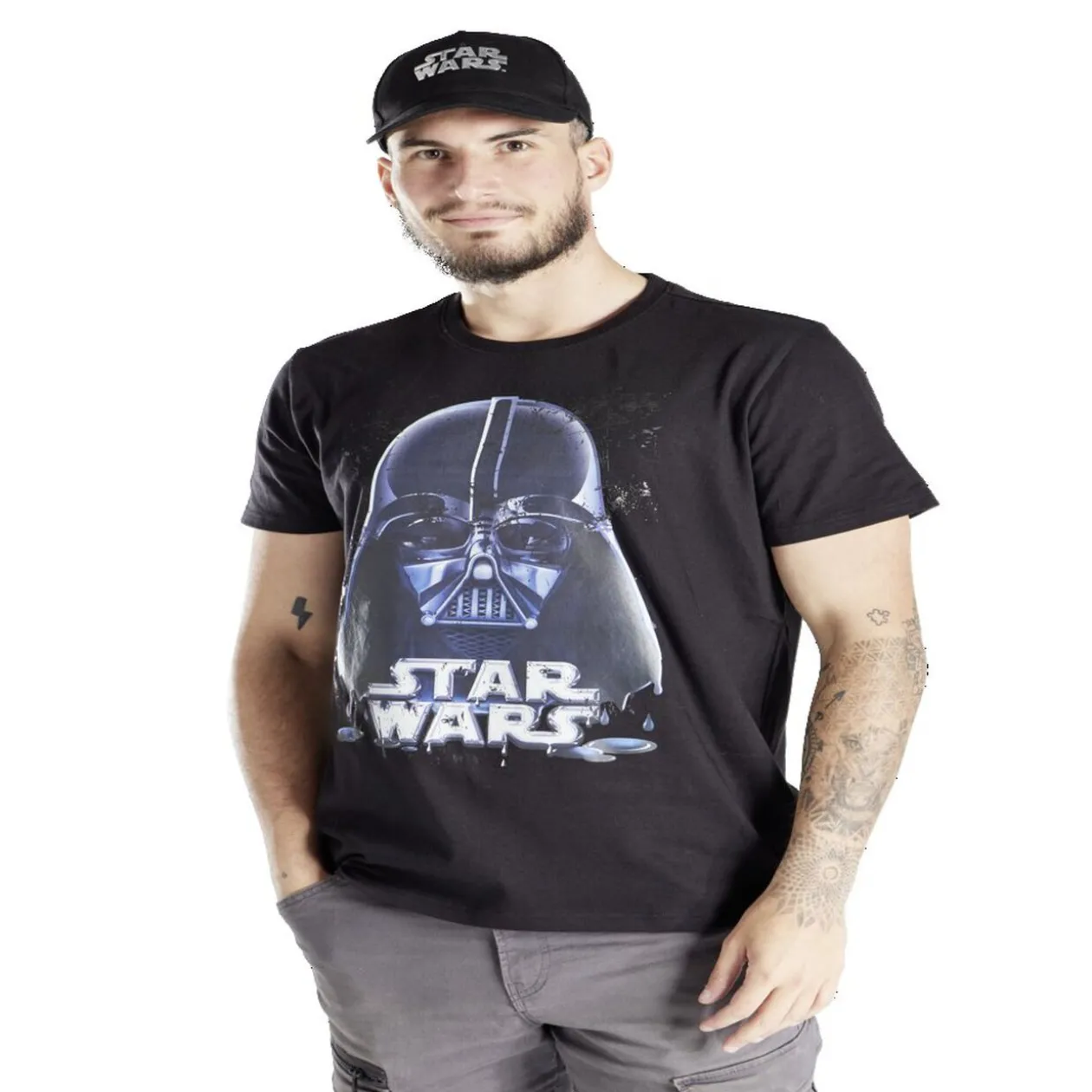 T-shirt Star Wars Dark Vador coton noir