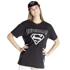T-shirt Superman coton noir