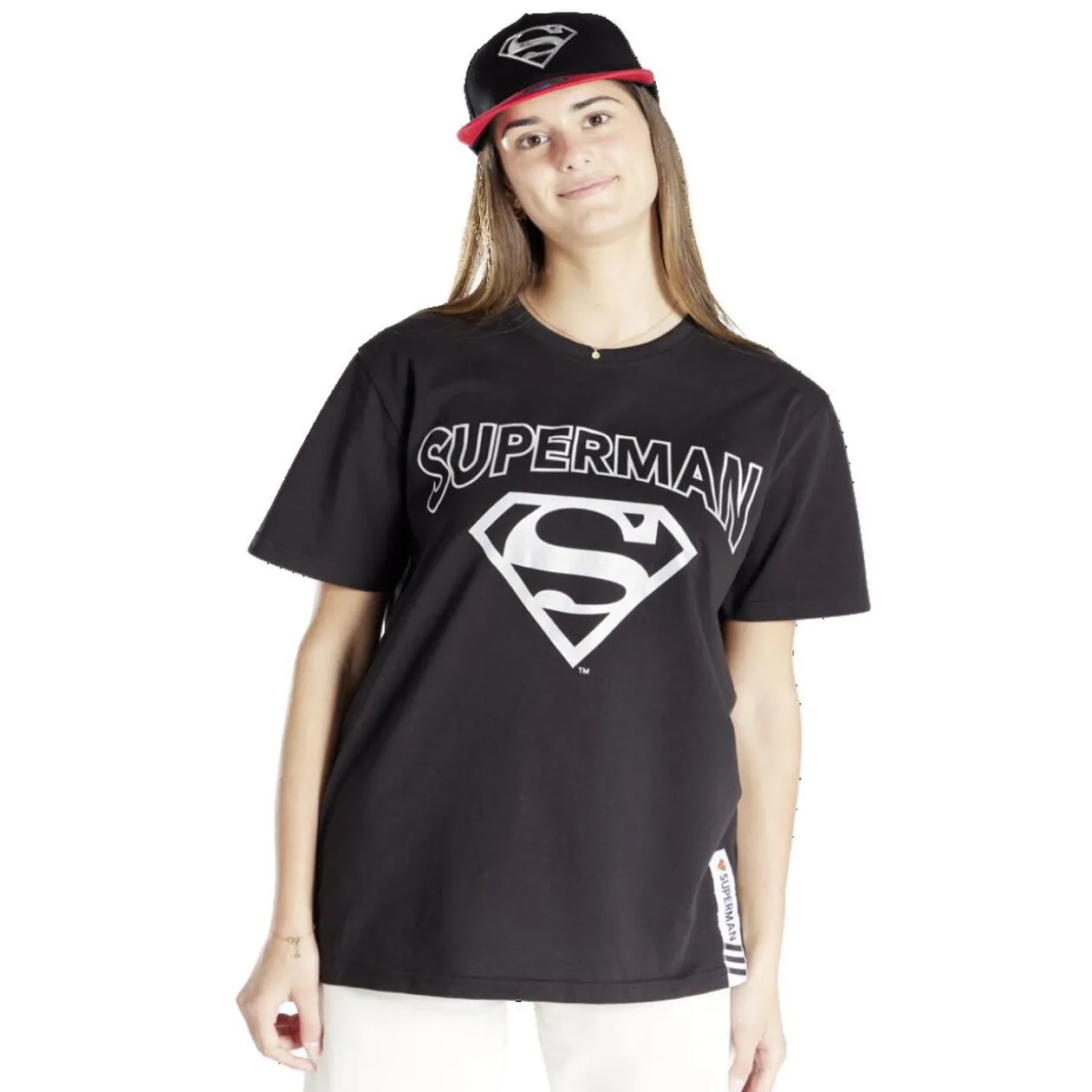 T-shirt Superman coton noir
