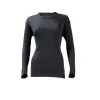 Tshirt thermique noir pour femme