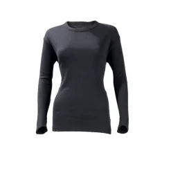 Tshirt thermique noir pour femme