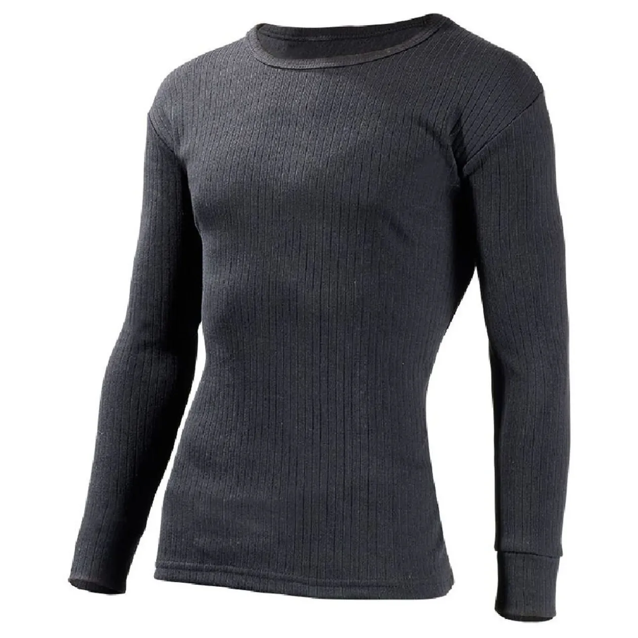 T-shirt thermique noir pour homme Taille L