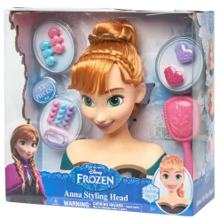Tête à coiffer Anna Reine des neiges et accessoires