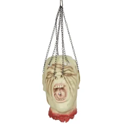 Tête coupée Halloween à suspendre
