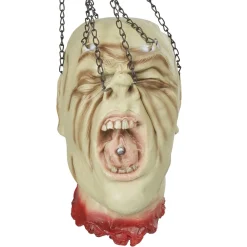 Tête coupée Halloween à suspendre
