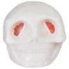 Tête de mort déco Halloween blanc
