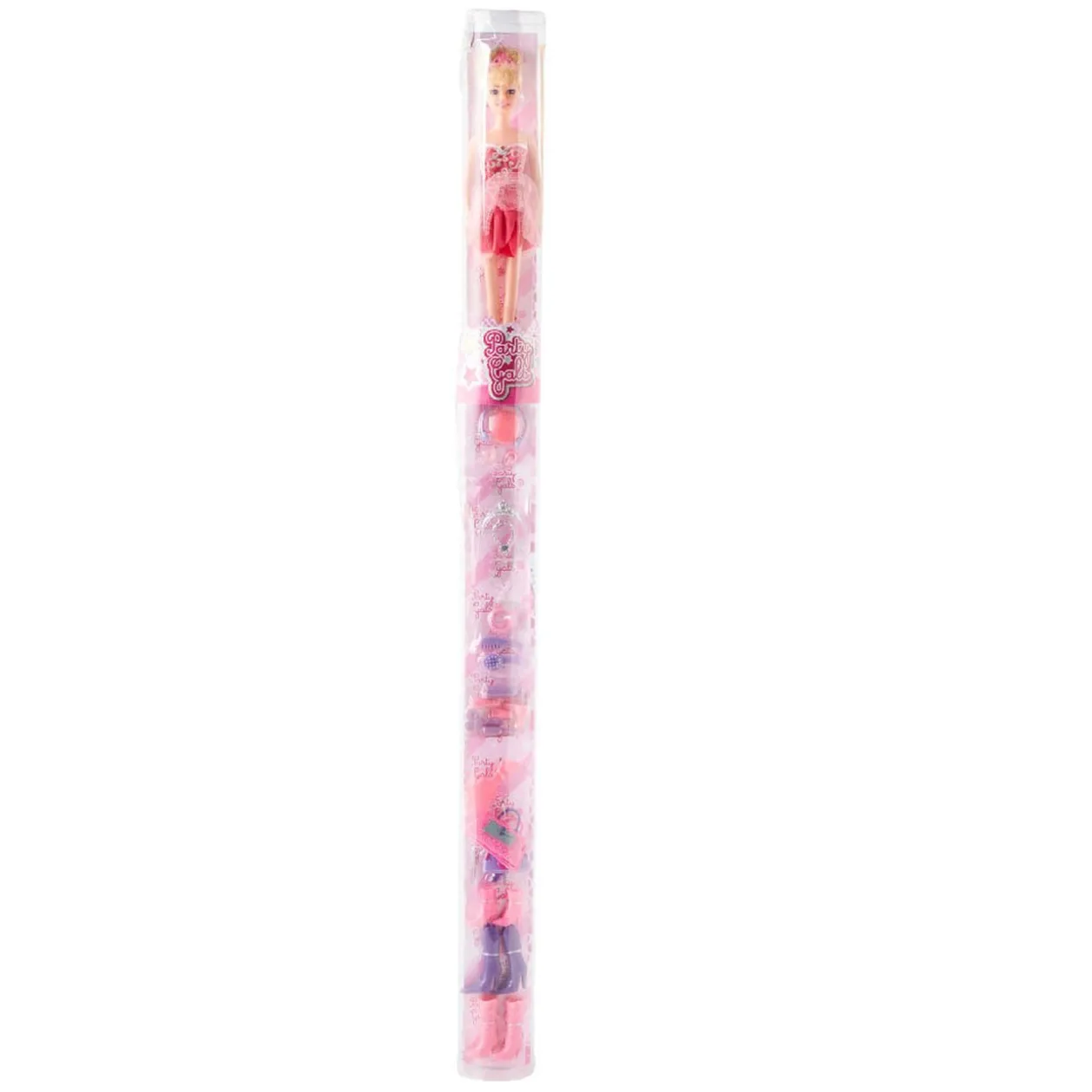 Tube poupée mannequin et ses 18 accessoires