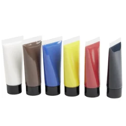 Tubes de peintures acrylique 6 couleurs primaires 6x20ml