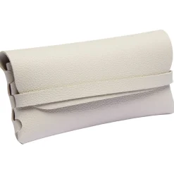 Étui à lunettes polyuréthane beige