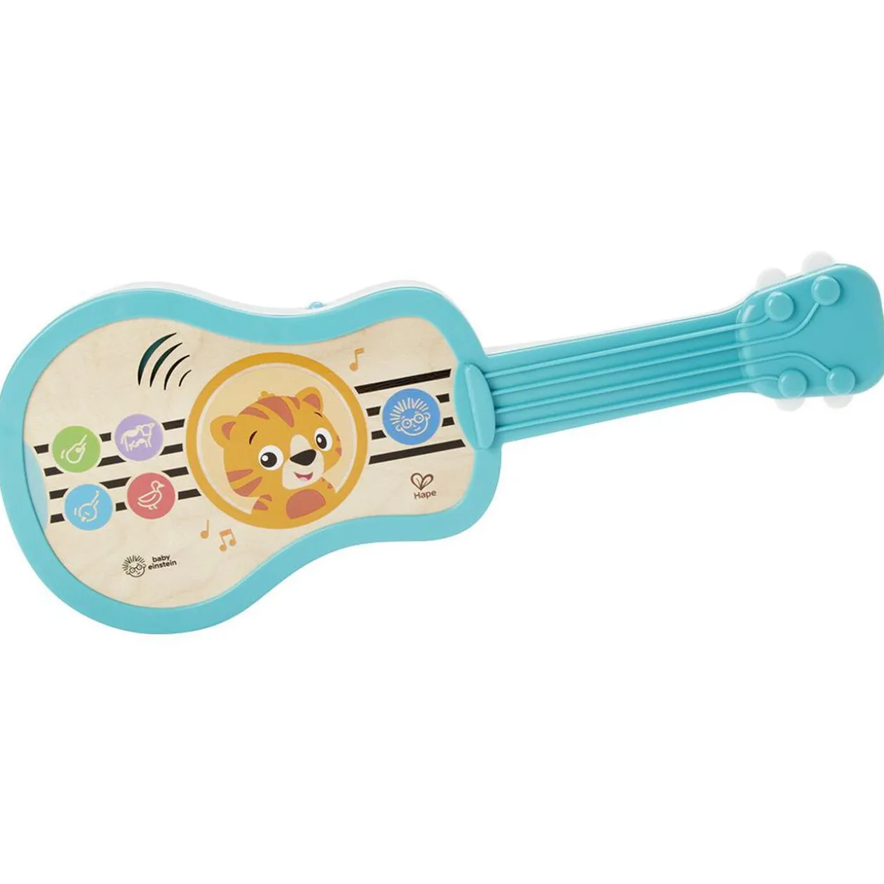 Ukulele sonore avec surface intéractive en bois