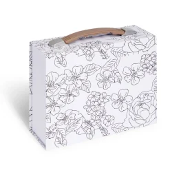 Valise à colorier 25x18xH9cm