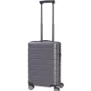 Valise cabine 4 roues avec compartiment USB grise