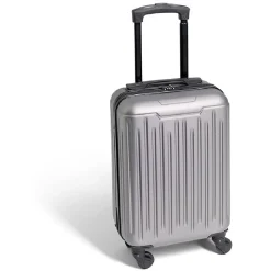 Valise cabine low cost 26L avec 4 roues amovibles gris H51cm