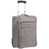 Valise cabine pliable polyester gris