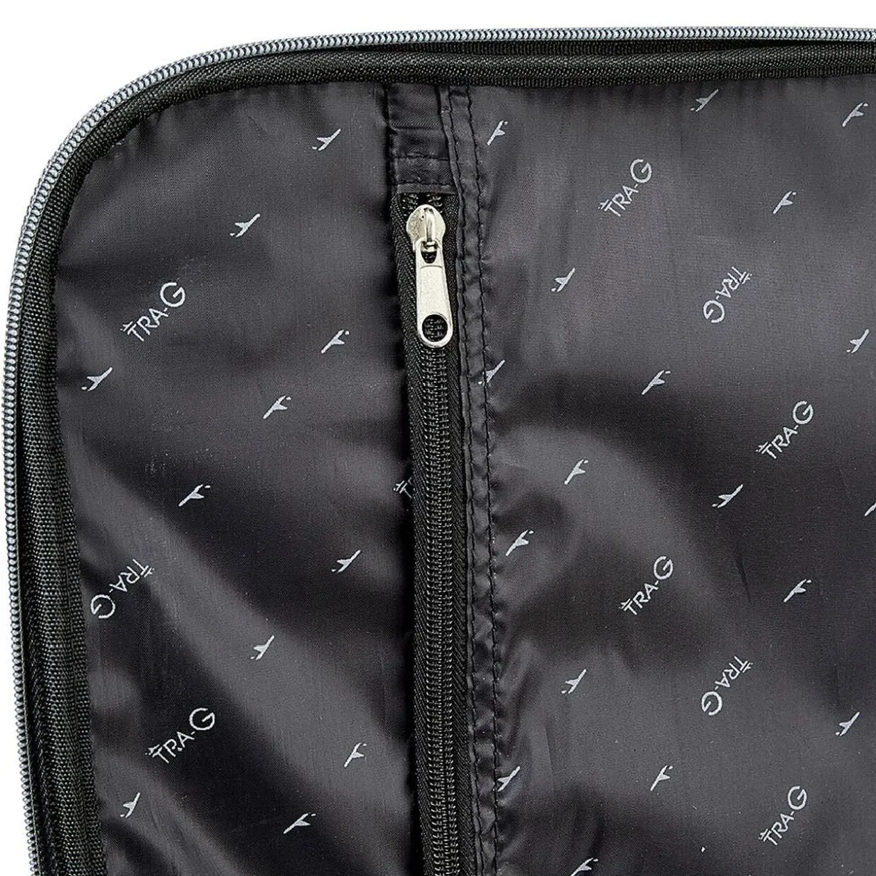 Valise cabine pliable polyester gris