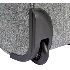 Valise cabine pliable polyester gris