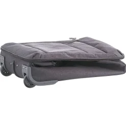 Valise cabine pliable polyester gris