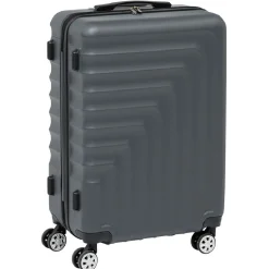 Valise cabine rigide bleu Moyen modèle 46x25xH66cm 61L