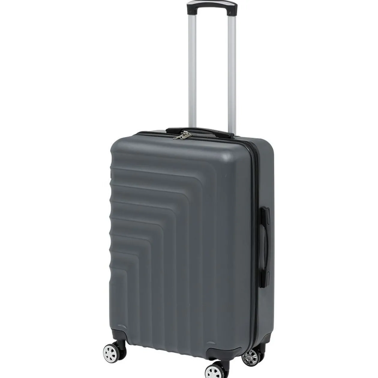 Valise cabine rigide bleu Moyen modèle 46x25xH66cm 61L