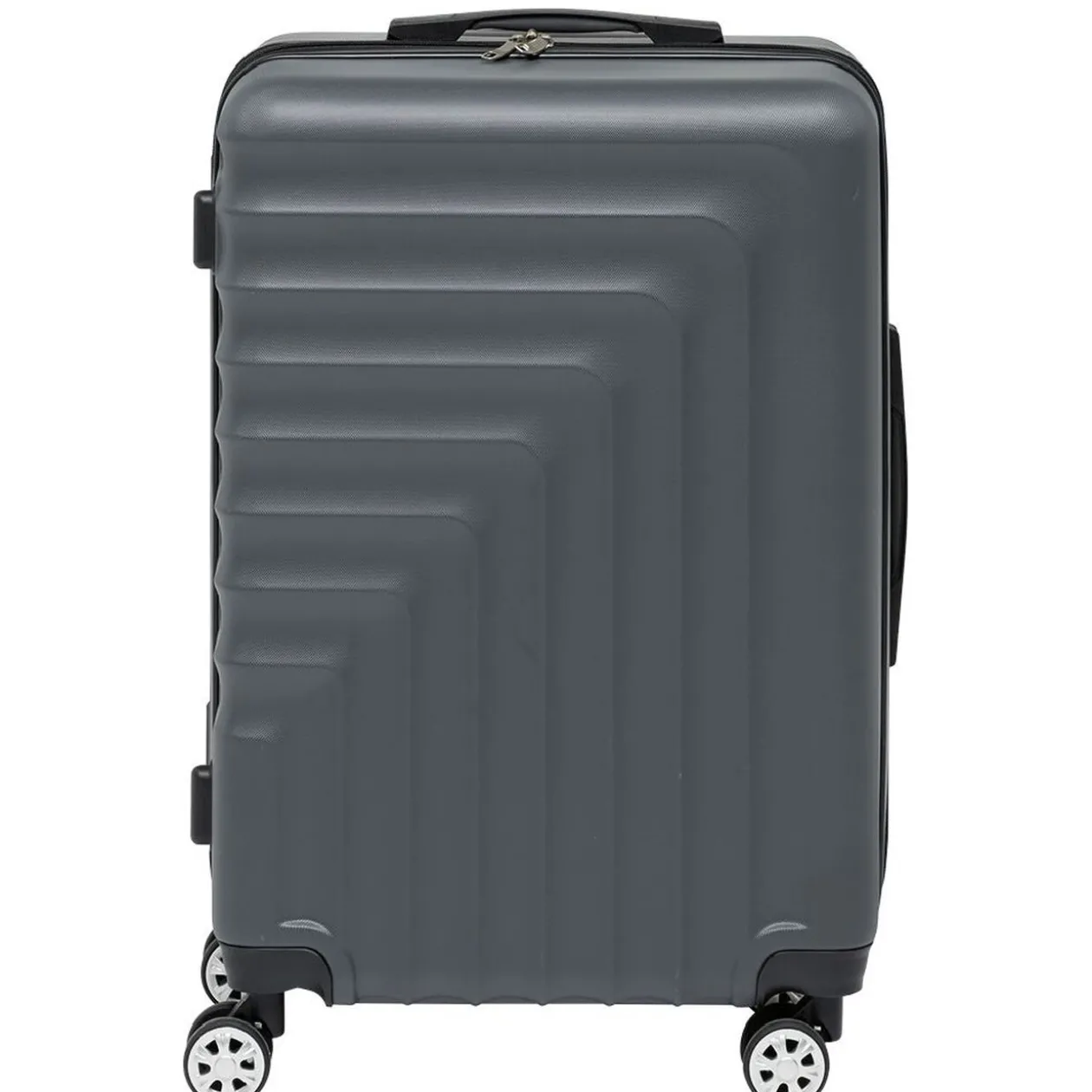 Valise cabine rigide bleu Moyen modèle 46x25xH66cm 61L