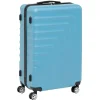 Valise cabine rigide bleu Grand modèle 51x28xH77cm 91L