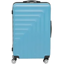 Valise cabine rigide bleu Grand modèle 51x28xH77cm 91L