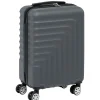 Valise cabine rigide grise 39,5x22xH56cm 38L