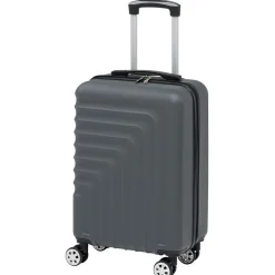 Valise cabine rigide grise 39,5x22xH56cm 38L