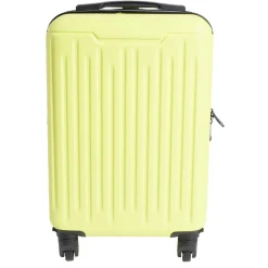 Valise cabine rigide trolley 4 roues amovibles 26L jaune