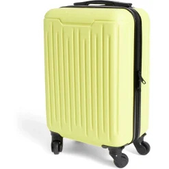 Valise cabine rigide trolley 4 roues amovibles 26L jaune