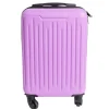 Valise cabine rigide trolley 4 roues amovibles 26L rose