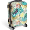 Valise cabine rigide trolley 4 roulettes 37L feuillage multicolore