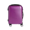 Valise cabine rigide trolley 4 roulettes 37L violet