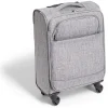Valise cabine souple 30L polyester gris 35x21,5xH55cm