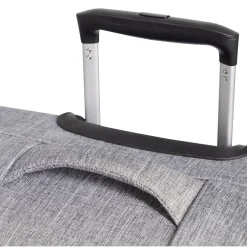 Valise cabine souple 30L polyester gris 35x21,5xH55cm