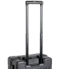 Valise cabine trolley à roulettes noir 38L petit modèle