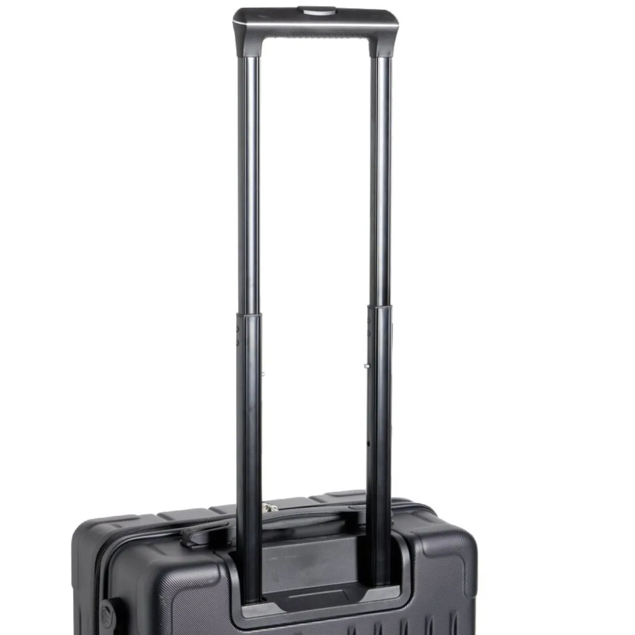 Valise cabine trolley à roulettes noir 38L petit modèle