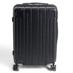 Valise cabine trolley à roulettes noir 38L petit modèle