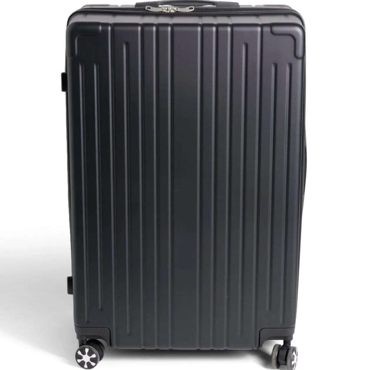 Valise cabine trolley à roulettes noir 91L grand modèle