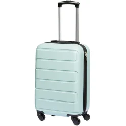 Valise cabine trolley bleu clair