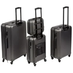 Valise de voyage grise 70 cm