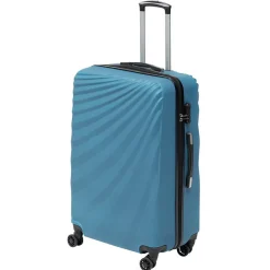Valise grand modèle ABS bleu 70x48x29cm