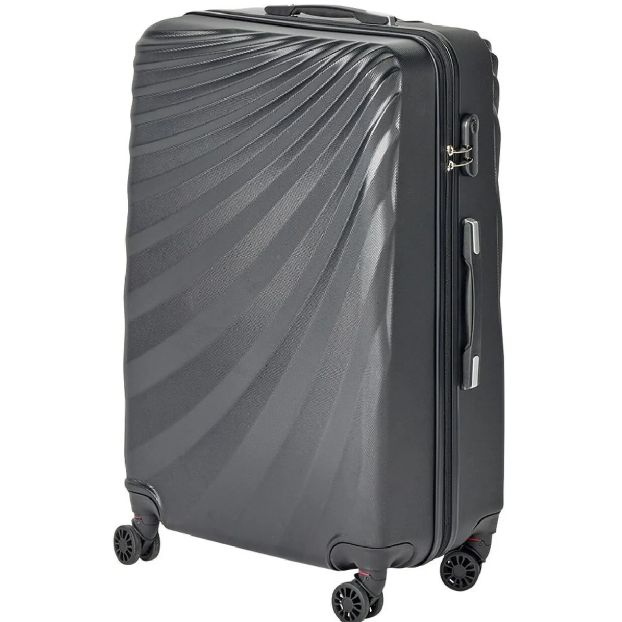 Valise grand modèle ABS noir 70x48x29cm