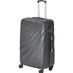 Valise grand modèle ABS noir 70x48x29cm