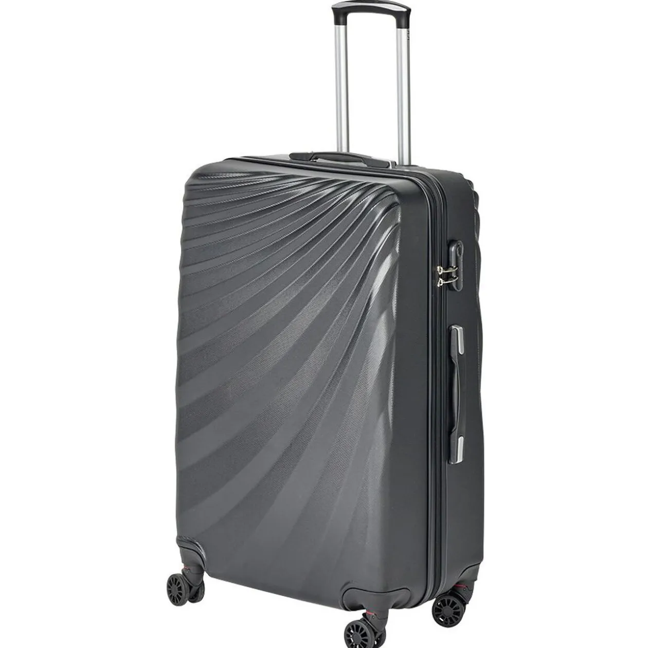 Valise grand modèle ABS noir 70x48x29cm