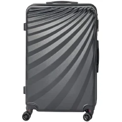 Valise grand modèle ABS noir 70x48x29cm