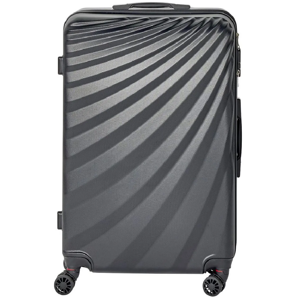 Valise grand modèle ABS noir 70x48x29cm