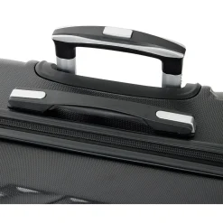 Valise grand modèle ABS noir 70x48x29cm