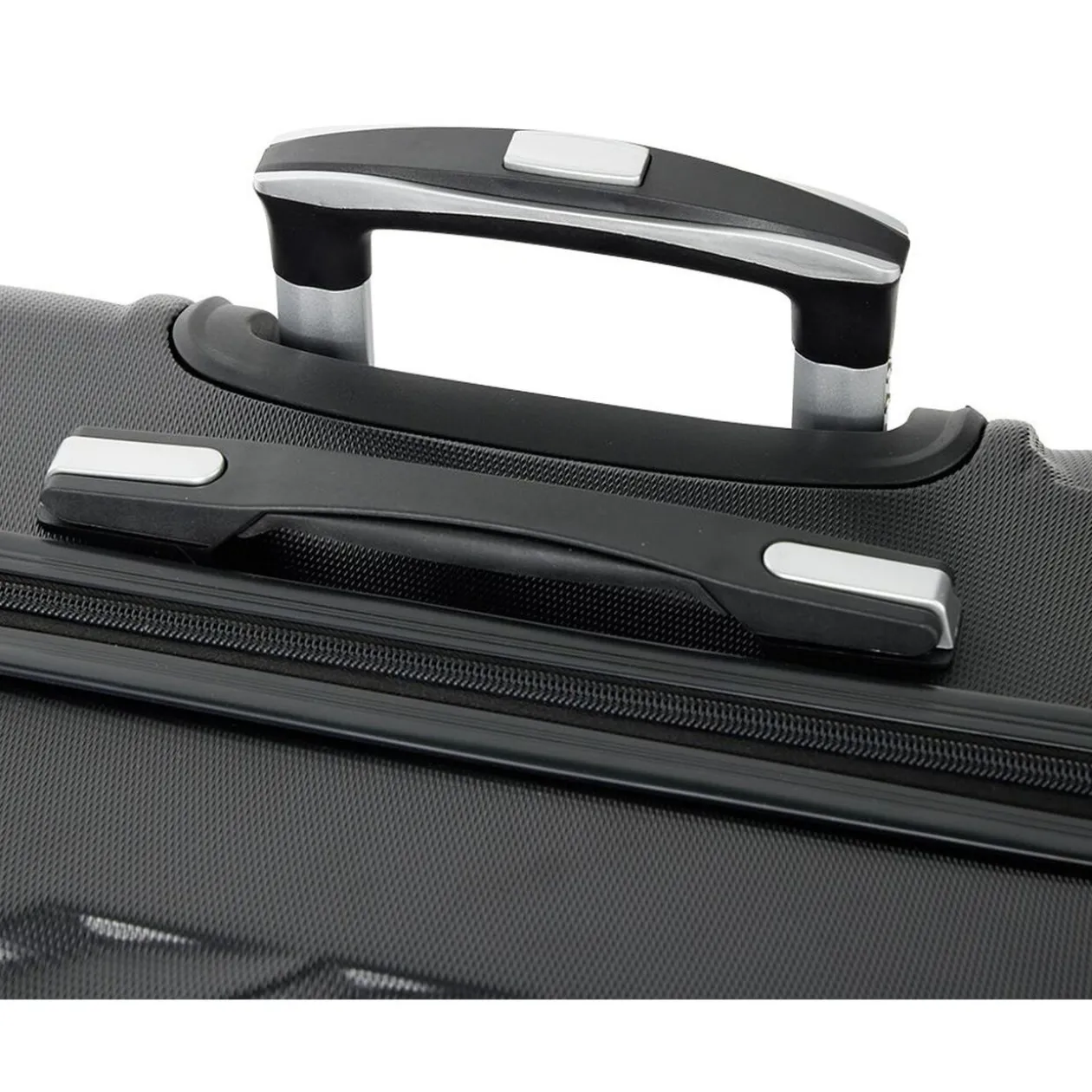 Valise grand modèle ABS noir 70x48x29cm