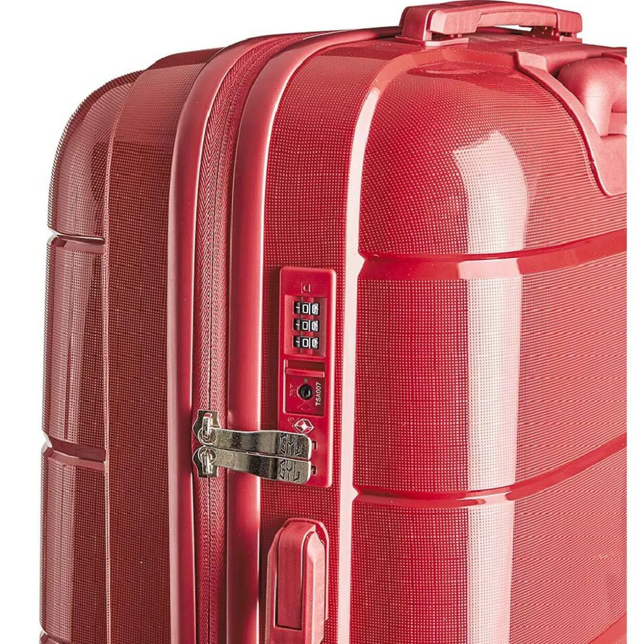 Valise incassable rouge M